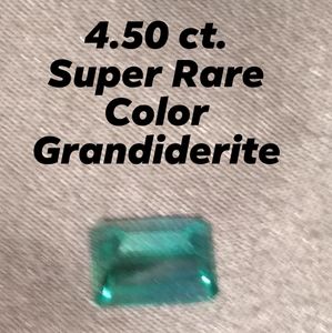 4.50 ct. Rare Cushion Cut Grandiderite